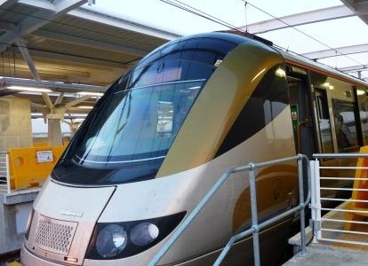 Gautrain at OR Tambo International Airport station
