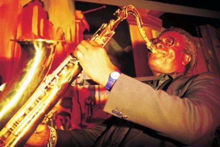 Saxaphone player