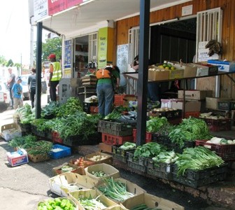 Vegetable market in Chinatown