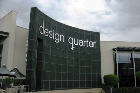 Front facade of Design Quarter, Fourways