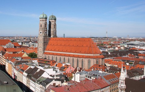 Church in Munich view
