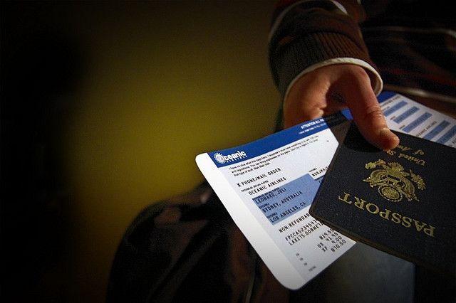 Passport Plane Ticket