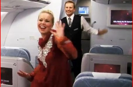 Finnair crew treat passengers to Bollywood dance
