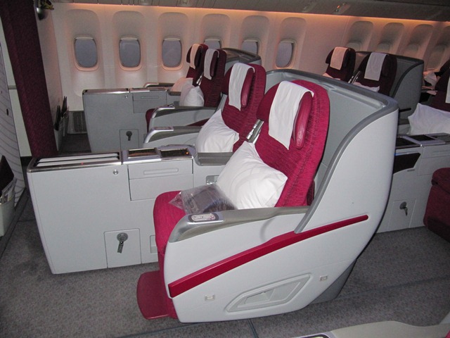 Qatar Airways Business Class Seat