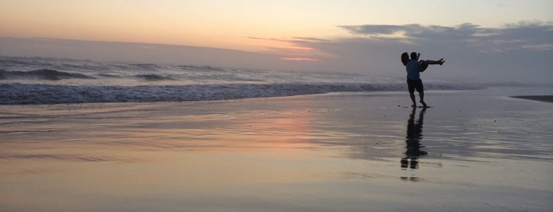 Lovers dancing on Sardinia Bay beach, Port Elizabeth
