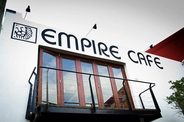 Empire Cafe in Muizenberg, Cape Town - great for a post surf coffee fix!