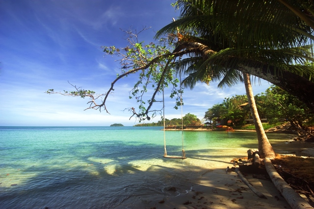 A beach in Koh Chang, Thailand.