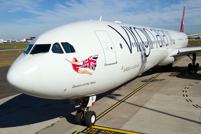 Queen of the Skies - a Virgin Atlantic aircraft.