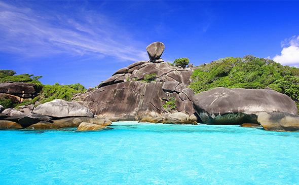 Similian island in Thailand