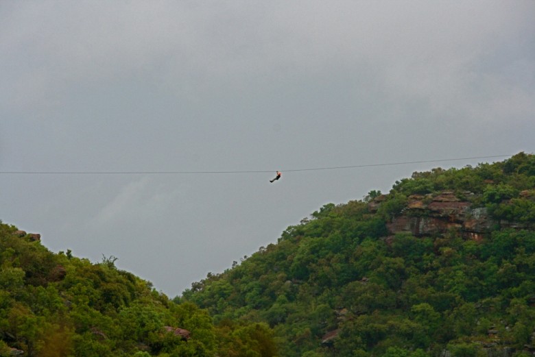 Ziplining at Cullinan Gorge in Pretoria
