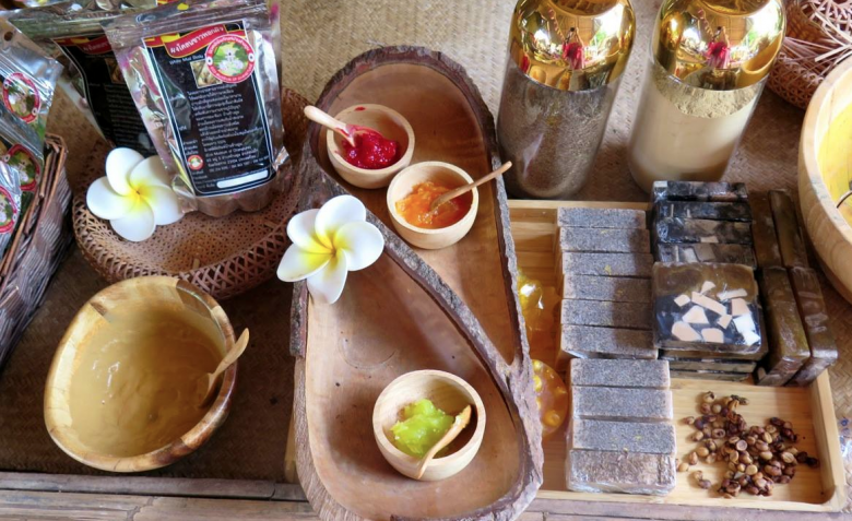Thai massage oils.