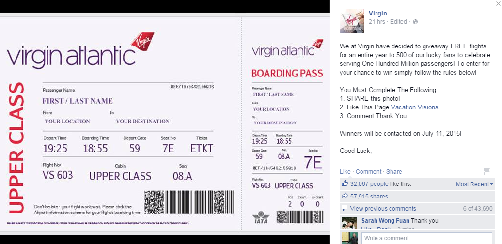 How do you contact Virgin Airlines?