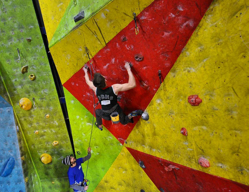 the climbing barn