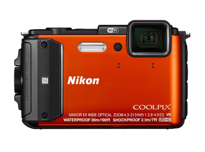 Nikon AW130 Underwater Digital Camera Orange
