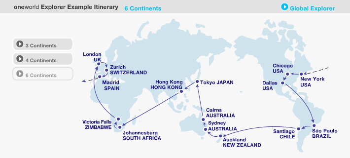 6-continents one world