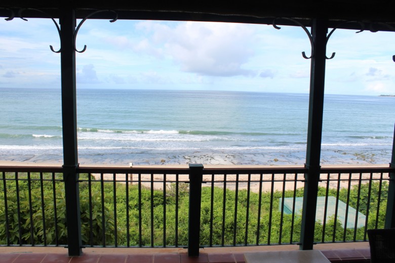 Room with a view, at Avani Pemba Hotel & Spa, looking towards the Indian Ocean.