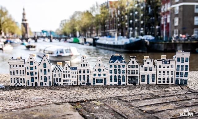 KLM Delft Blue Houses are gifted to World Business Class passengers on intercontinental flights.