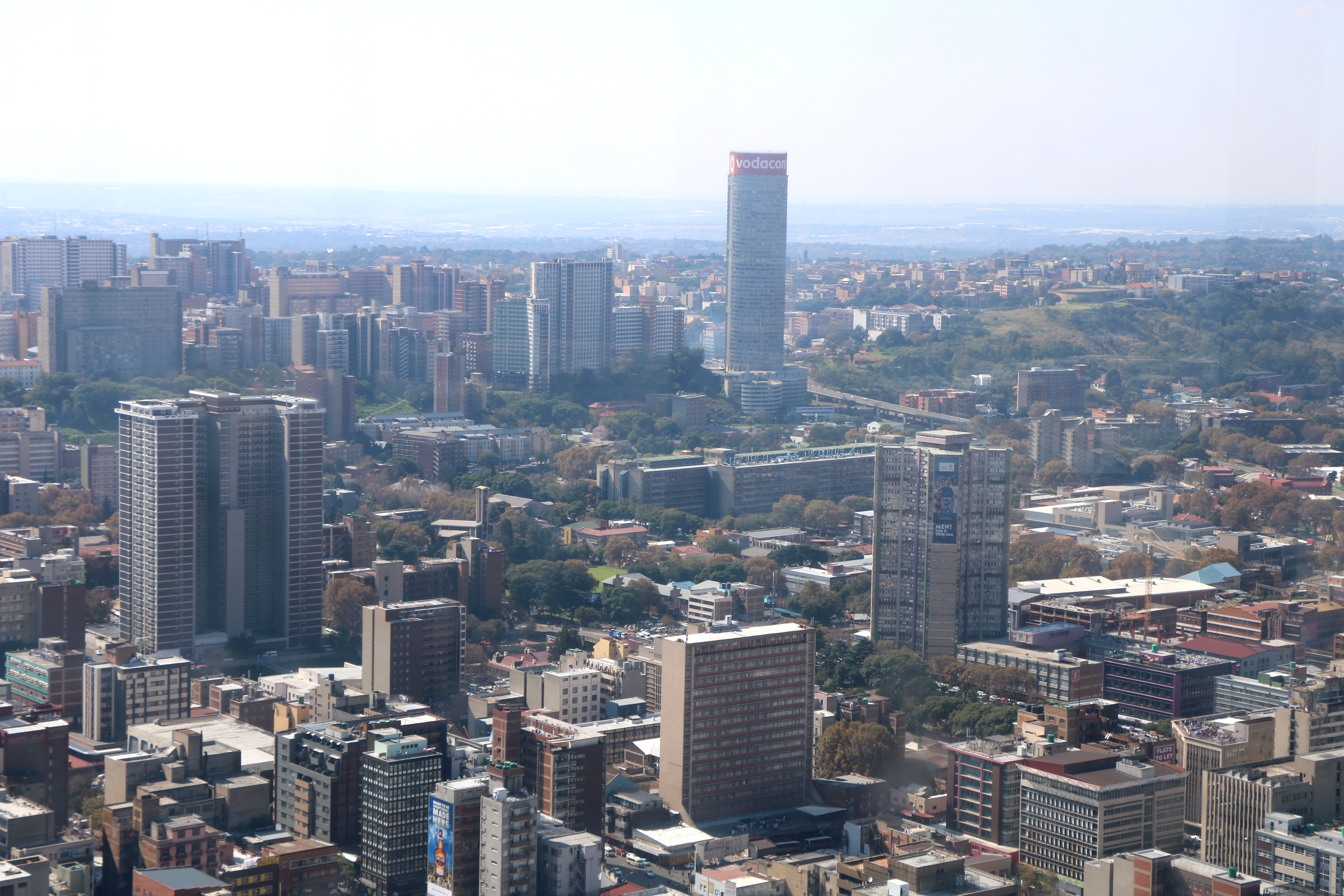 The view of Johannesburg from Carlton Center