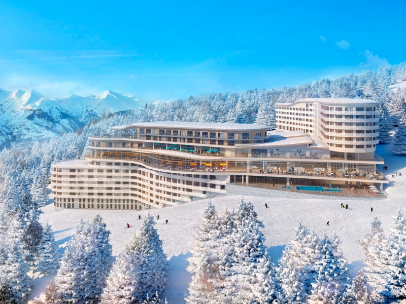The newly-opened Club Med Les Arcs Panorama