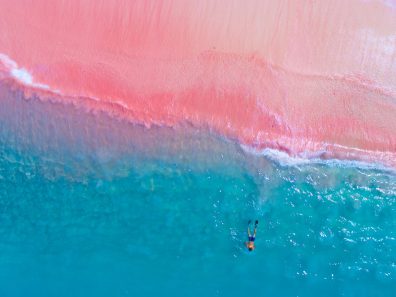 7 most striking pink beaches in the world