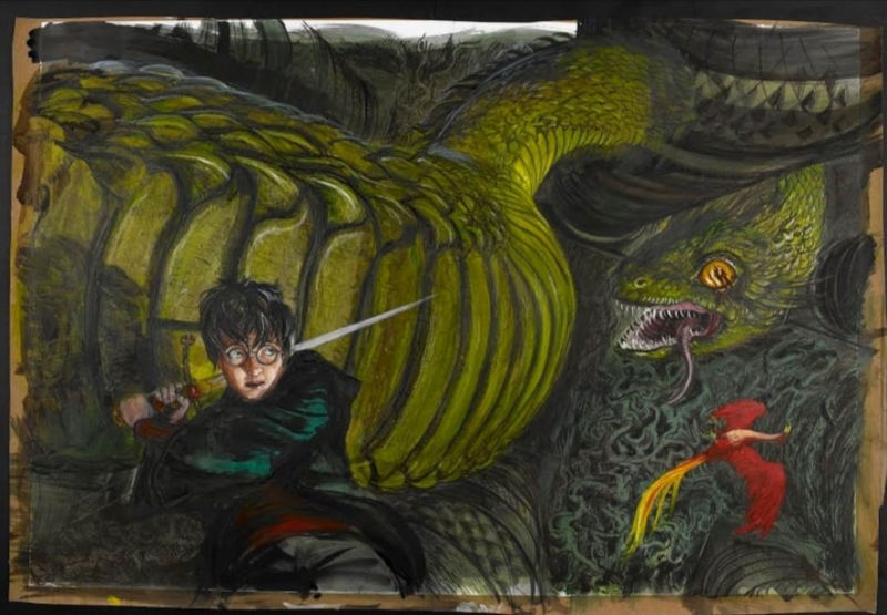 Harry Potter and the Basilisk - google Arts and Culture