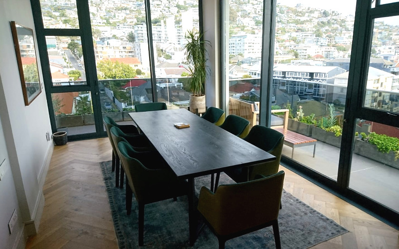 Meeting room of a spacious apartment hotel