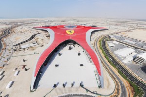 ferrari world worlds largest indoor theme park