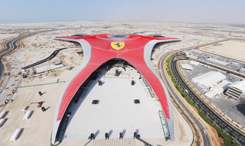 ferrari world worlds largest indoor theme park