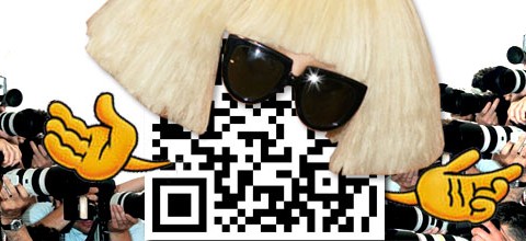 QR code Gaga paparazzi