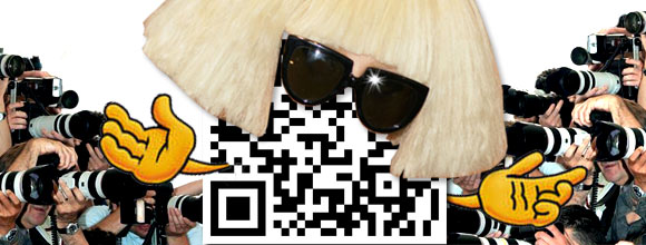 QR code Gaga paparazzi