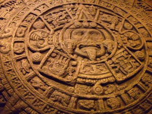 Mayan Calendar on display at the Field Museum in Chicago Illinois