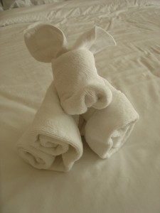 hotel towels