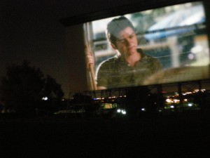 Watching a fil at the Drive-In