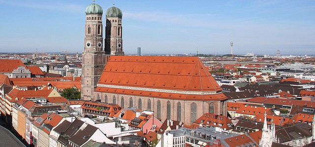 Church in Munich view