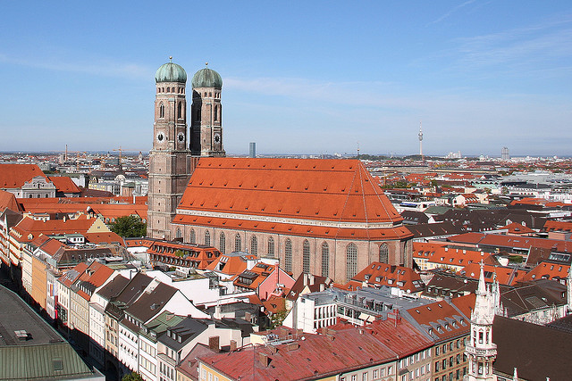 Church in Munich view