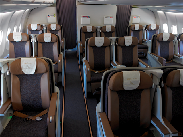 SAA A330 Business Class Cabin