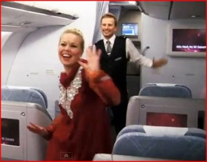 Finnair crew treat passengers to Bollywood dance