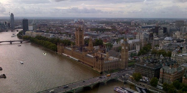 view from london eye