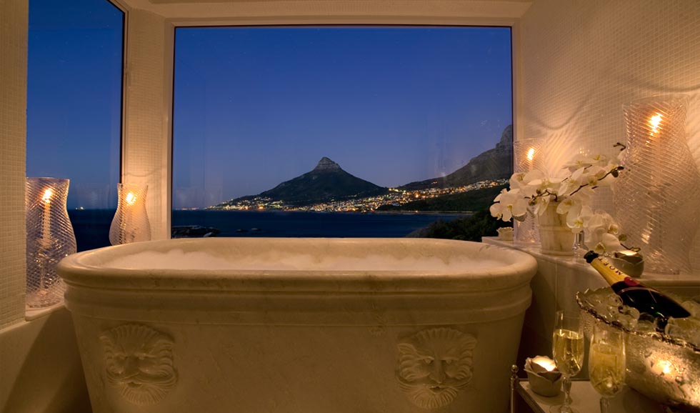 View of Lions Head from The Twelve Apostles Hotel, Camps Bay, Cape Town