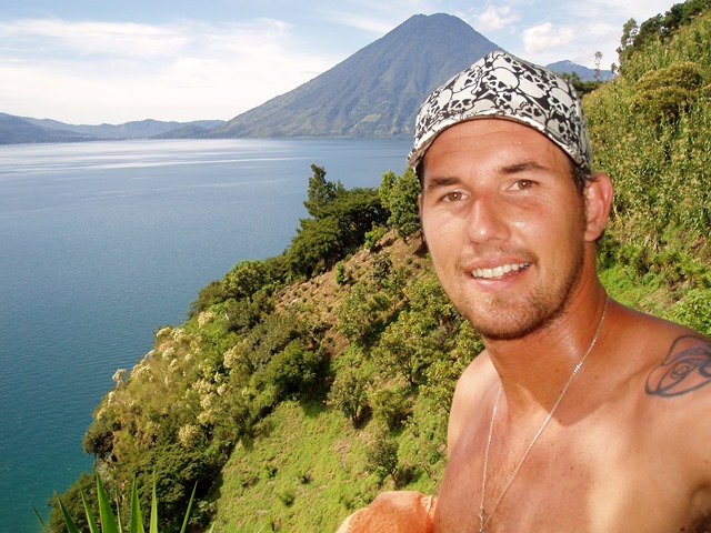 Jonty Medcalf from Travelstart.co.za at Lake Atitlan, Guatemala.