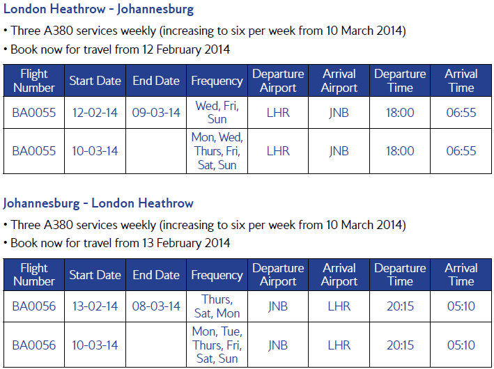 BA_A380_Flight_Schedule_JNB_LHR