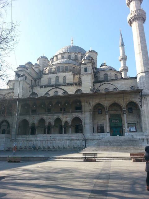 The exterior of the Hagia Sophia in Istanbul.