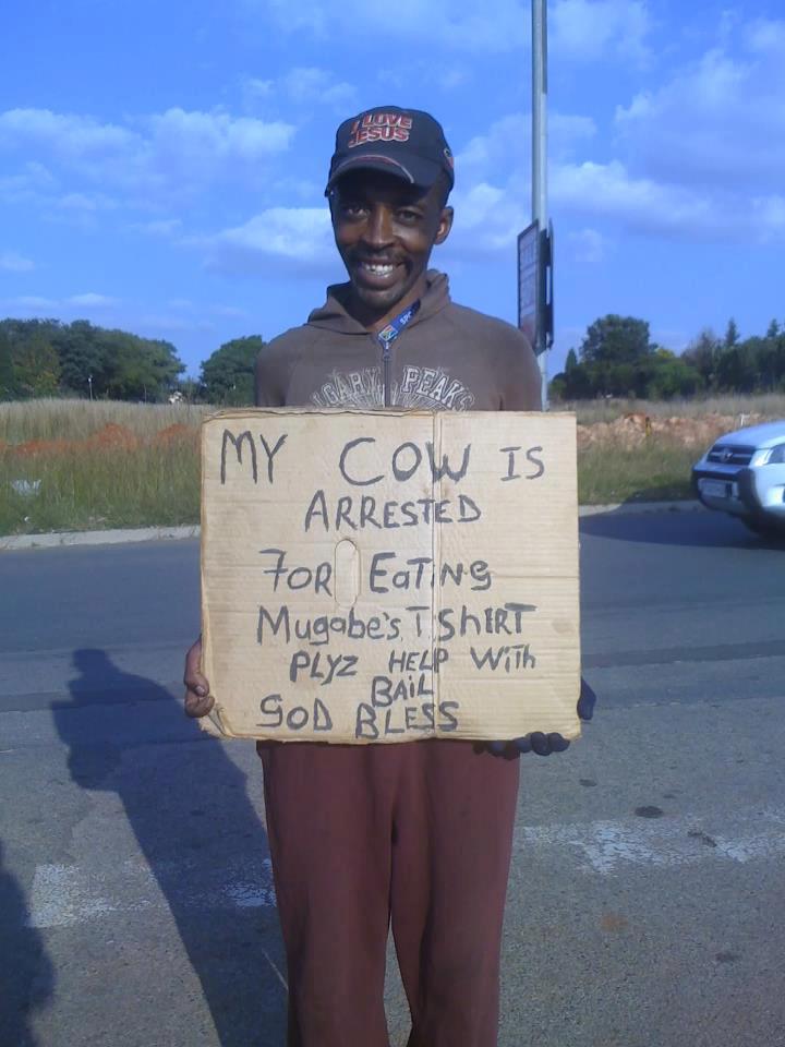 Mugabe arrested my cow