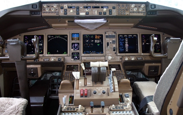Actual MH370 Cockpit Photo