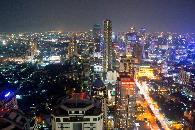 Bangkok Cityscape at Night