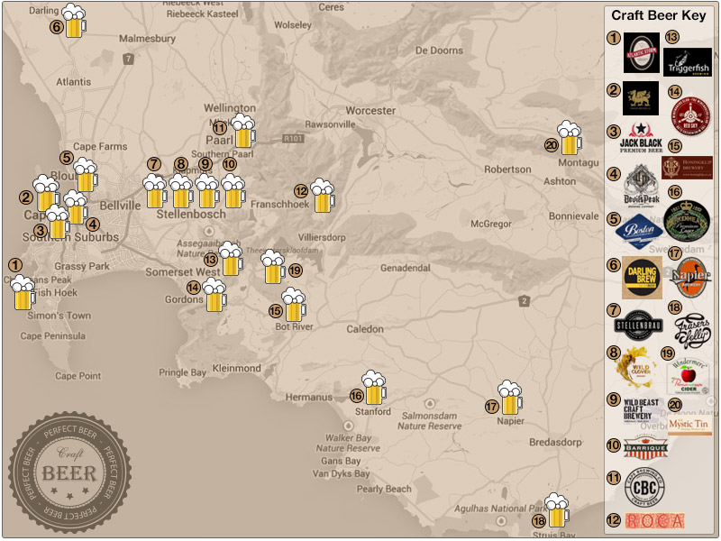 Cape Town Craft Beer Map