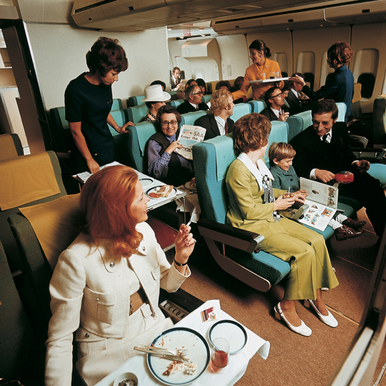 air travel in 70s