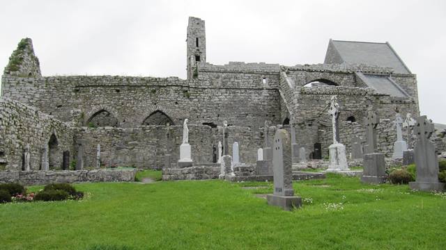 Corcomroe Abbey - a early 13th-century Cistercian monastery in The Burren.