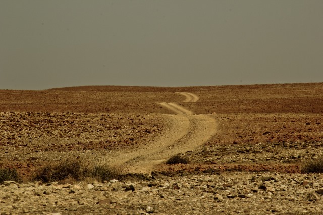 Dirt road in Namibia