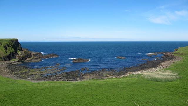 Scenery at Giant's Causeway, Northern Ireland.